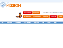 Tablet Screenshot of missiontexas.us